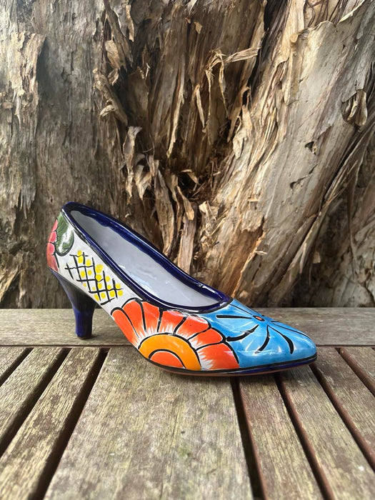 Talavera Shoe Mini Pot