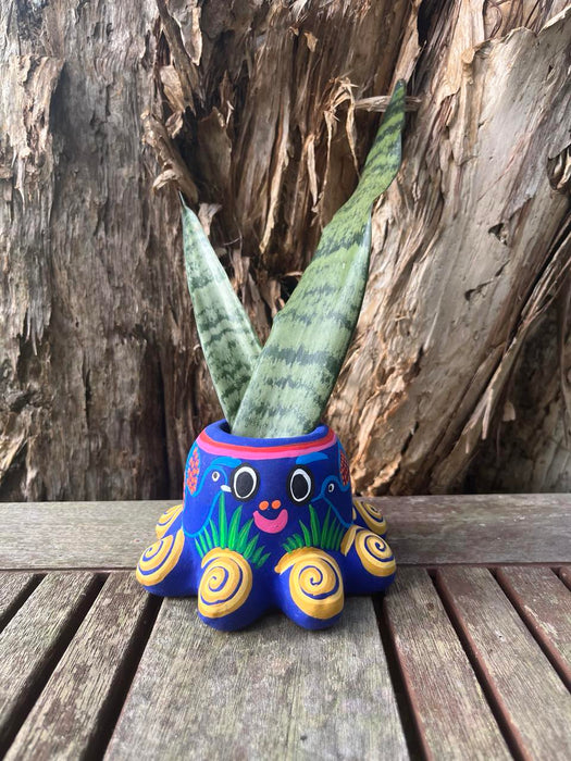 Talavera Octopus Mini Pot