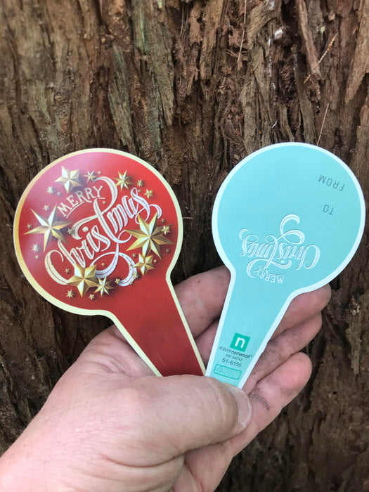 plant christmas tags
