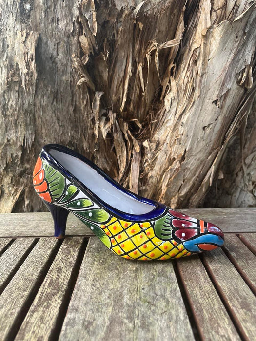 Talavera Shoe Mini Pot