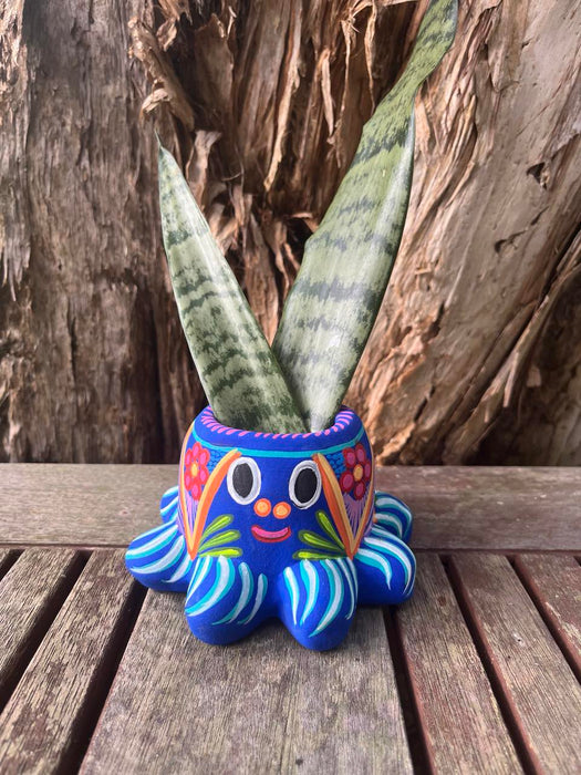 Talavera Octopus Mini Pot