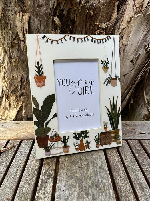 "You Grow Girl" Picture Frame