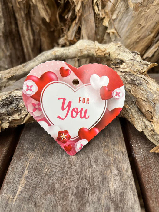 "For You" Heart Shaped Tag